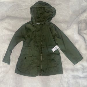 NWT Toddler Girls Khaki Green Parka